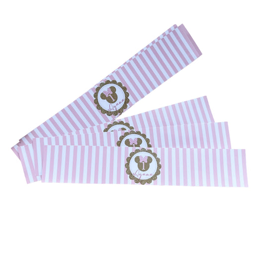 Étiquettes Petite bouteille - Thème  sur mesure