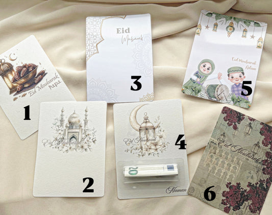 Cartes Billets Eid Moubarek