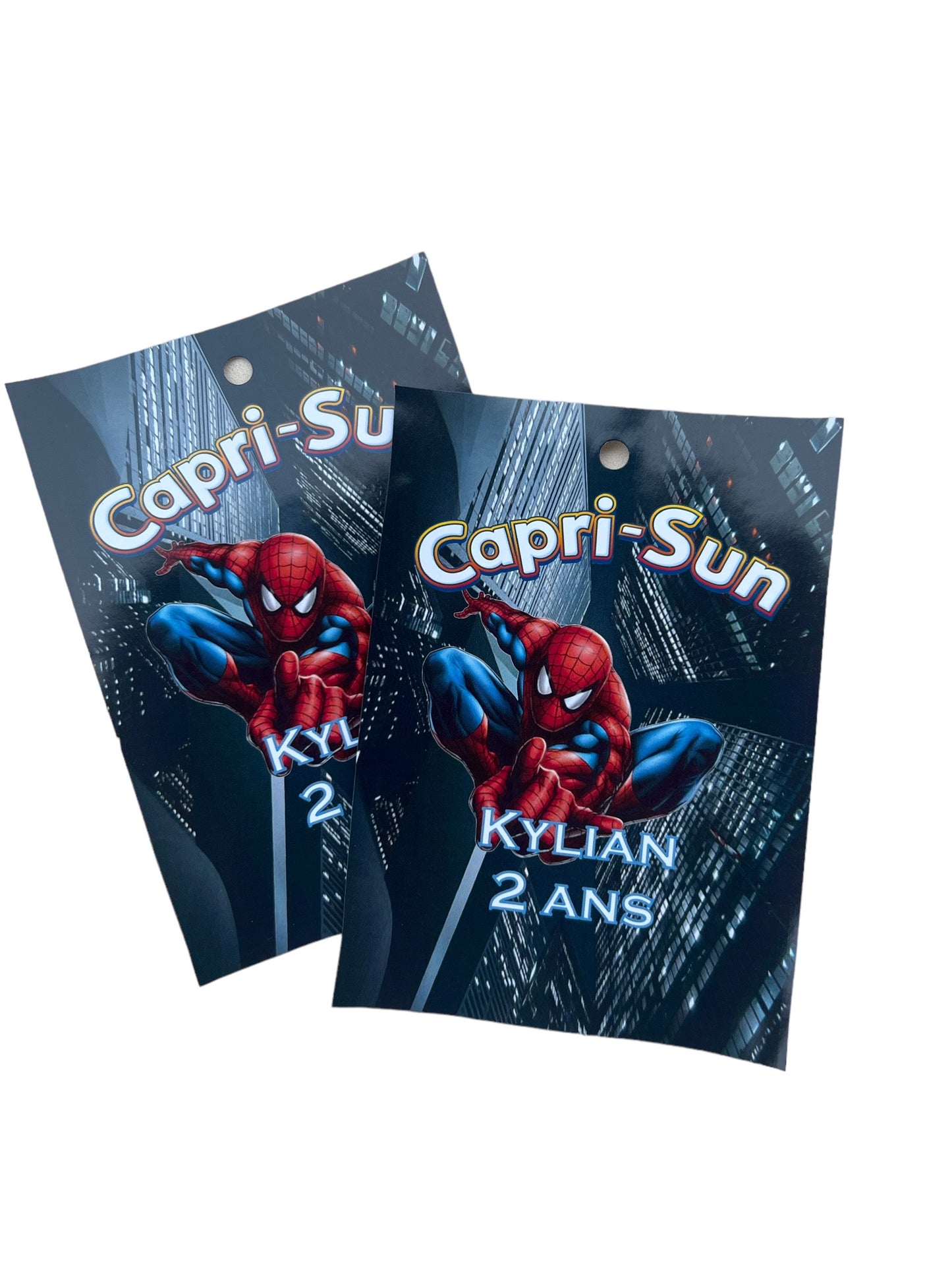 Étiquettes Capri sun X 4 - thème sur mesure