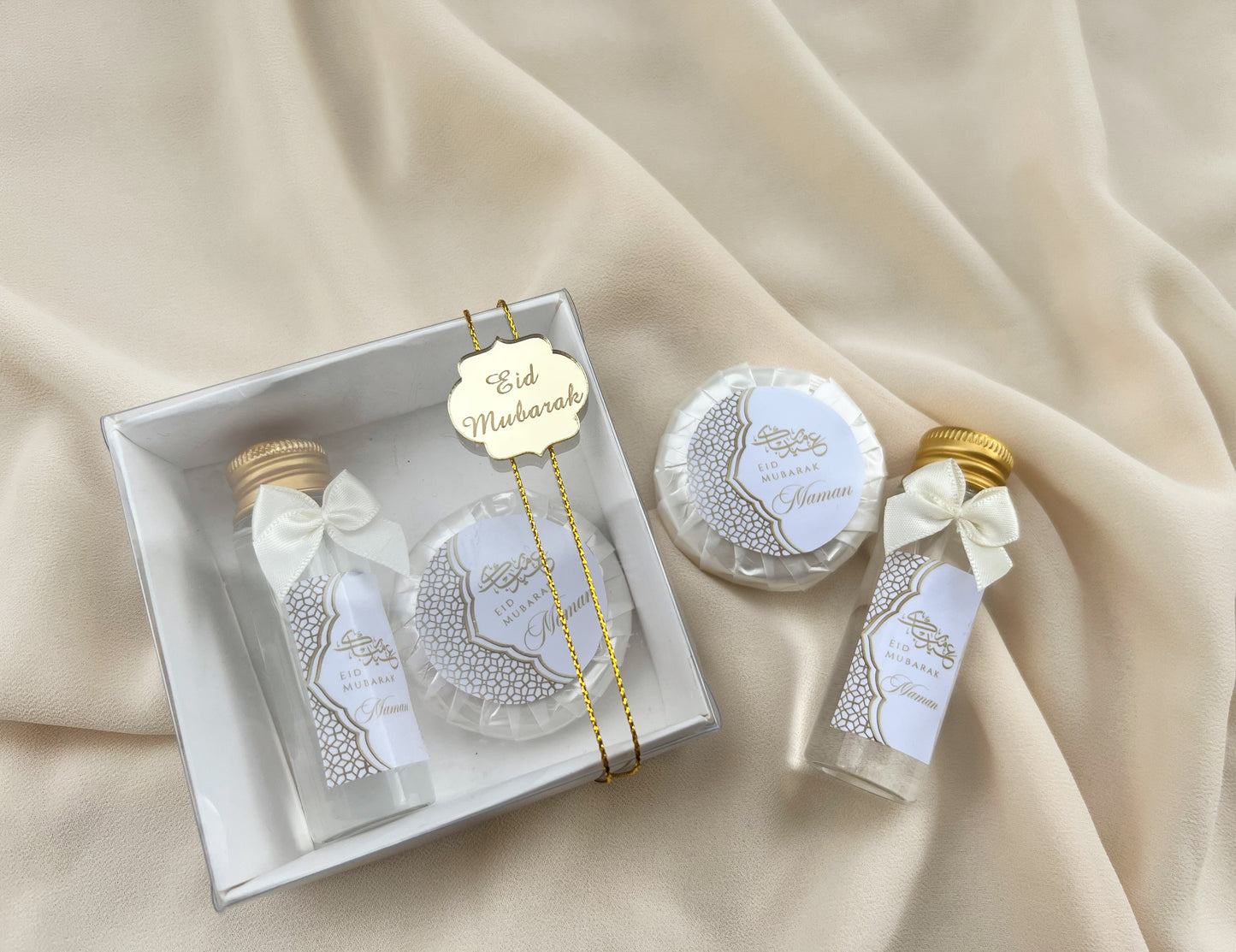 Coffret Eid savon , eau de Cologne